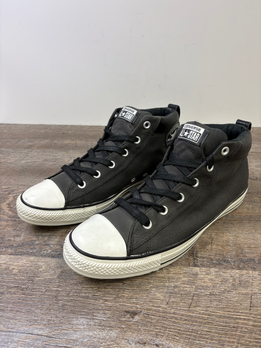 Converse All Star High Top Sneakers Black Canvas Men’s 10.5 Classic Chuck Taylor